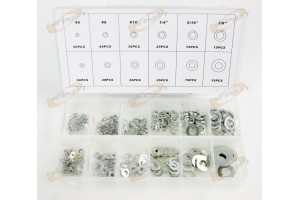 350-pc Stainless Steel Washer Assortment Steel Lock Washer Assorted Set